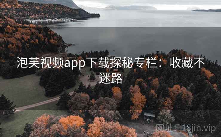 泡芙视频app下载探秘专栏：收藏不迷路