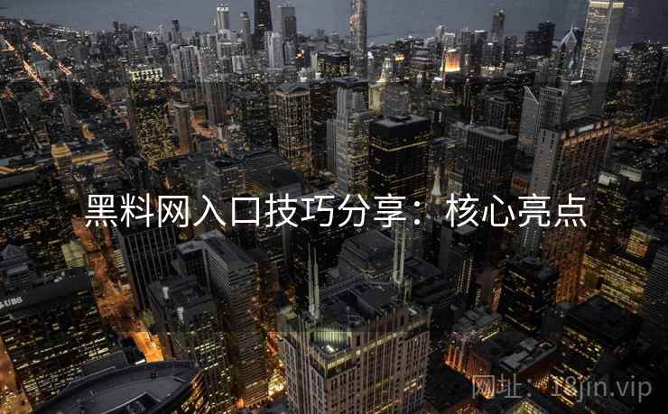 黑料网入口技巧分享：核心亮点