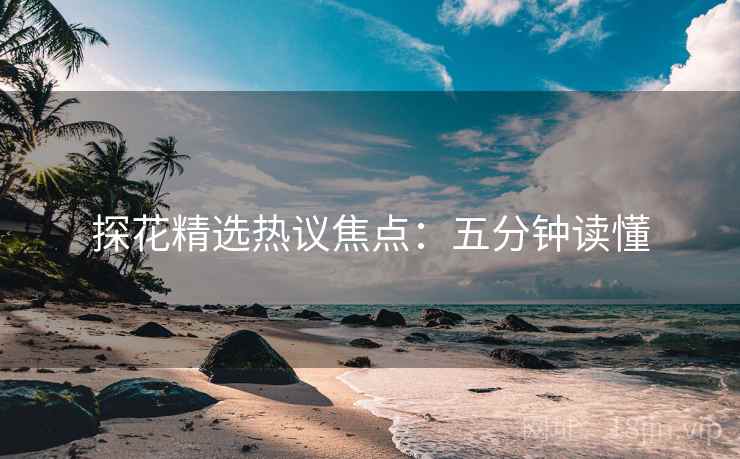 探花精选热议焦点：五分钟读懂