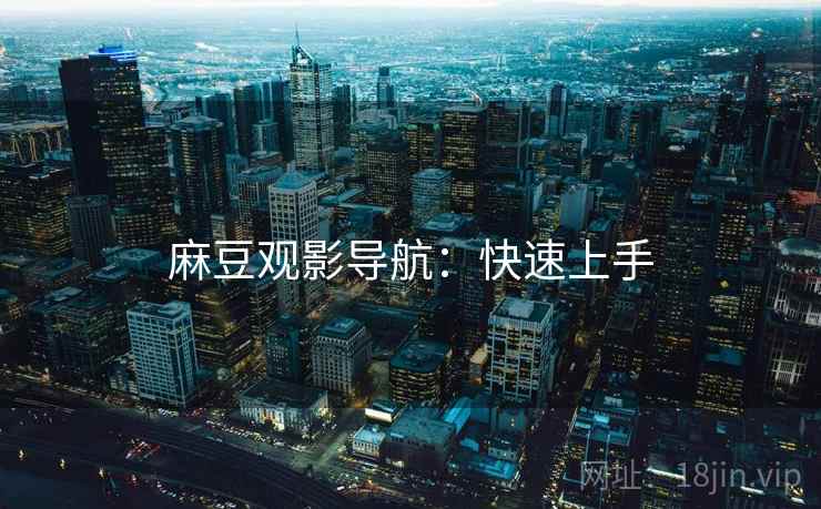 麻豆观影导航：快速上手