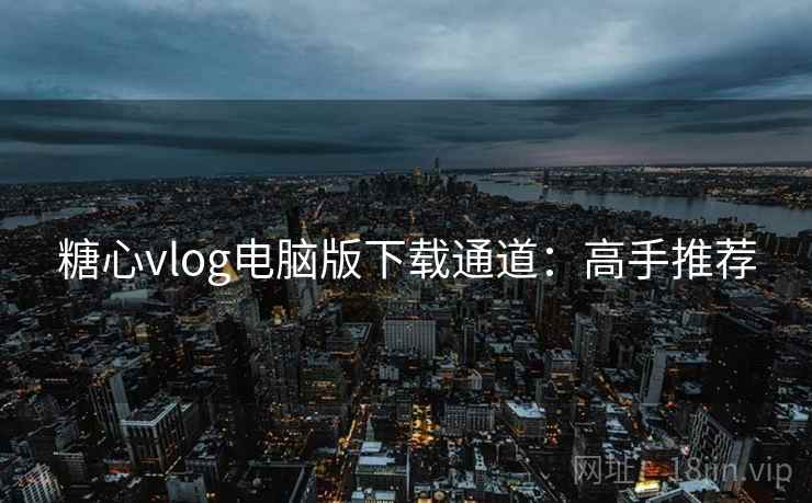 糖心vlog电脑版下载通道：高手推荐